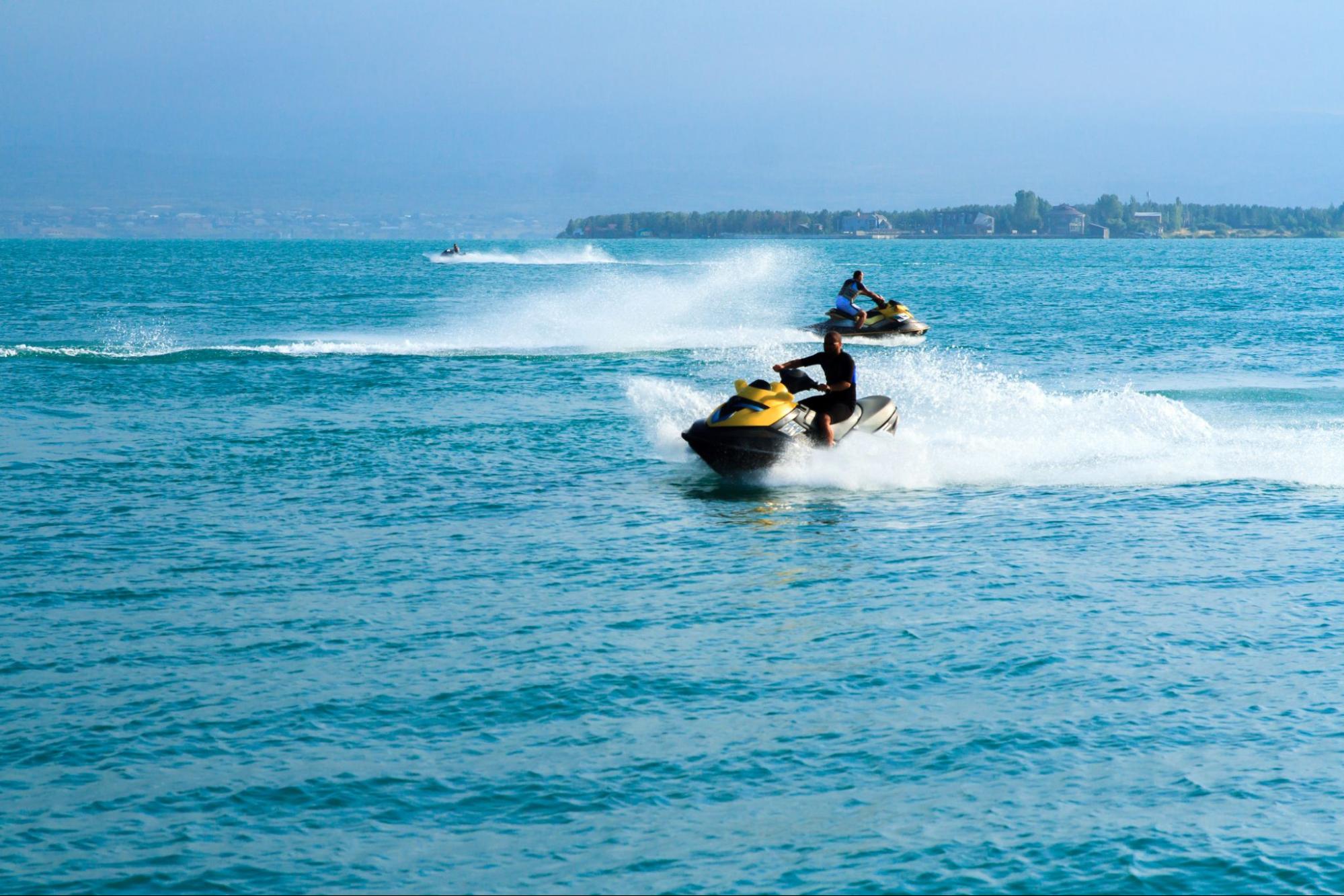 Jet Ski on the Sea