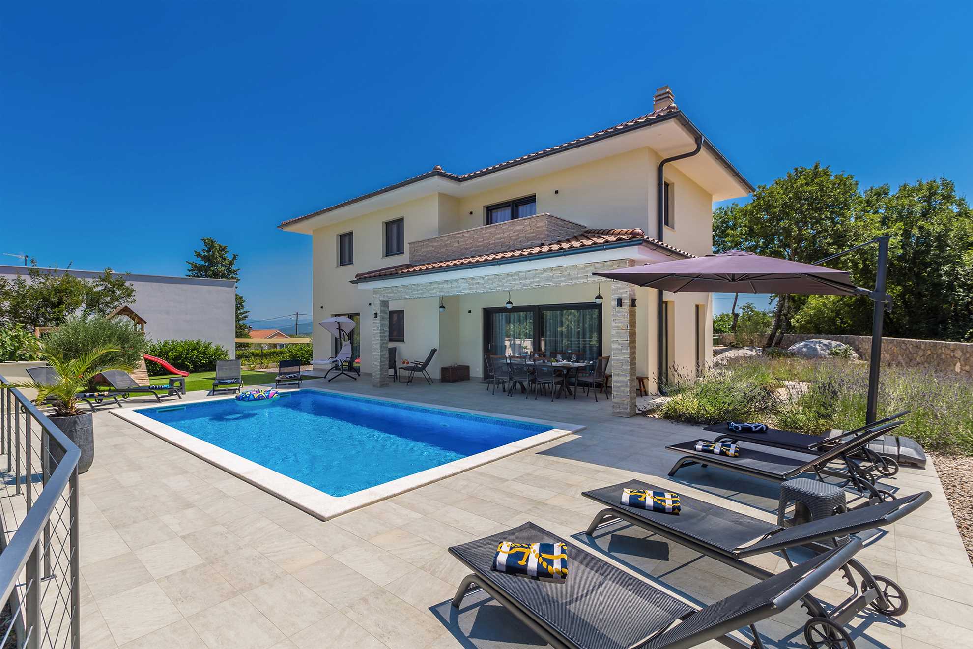 Villa Meraviglia with a swimming pool.