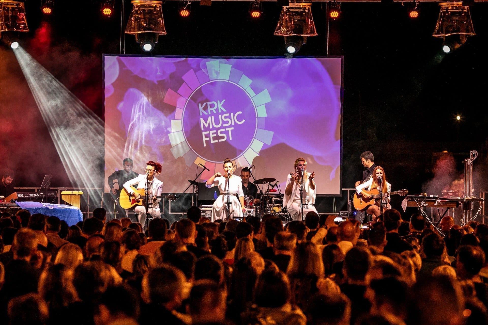 Audience enjoying a concert at the Krk Music Festival