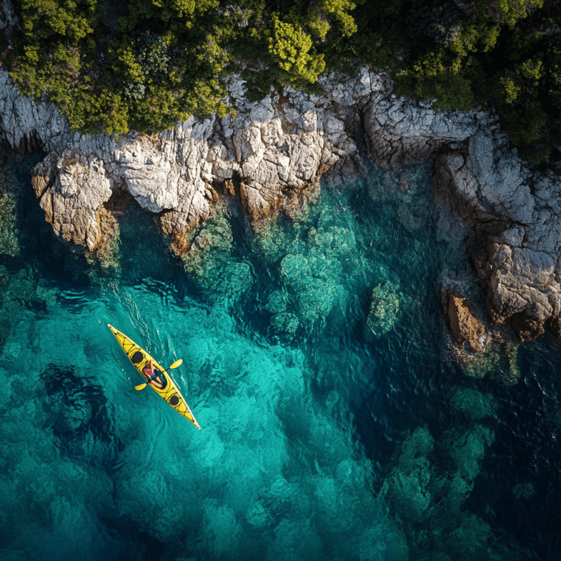 Modre špilje otoka Krka: nezaboravno iskustvo vožnje kajakom na moru