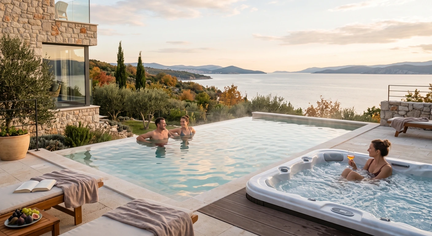 Heated Pools and Hot Tubs: Extending Your Krk Villa Season Into Autumn